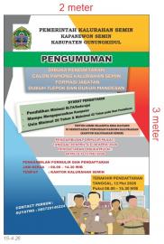 Pengisian Pamong Dukuh Mandesan dan Dukuh Tlepok